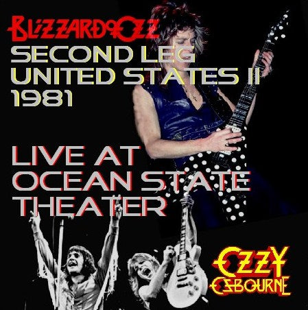 Ozzy Osbourne with Randy Rhoads / Blizzard of Ozz Tour 1981 Second Leg United States II Providence (RI) USA (1CDR)