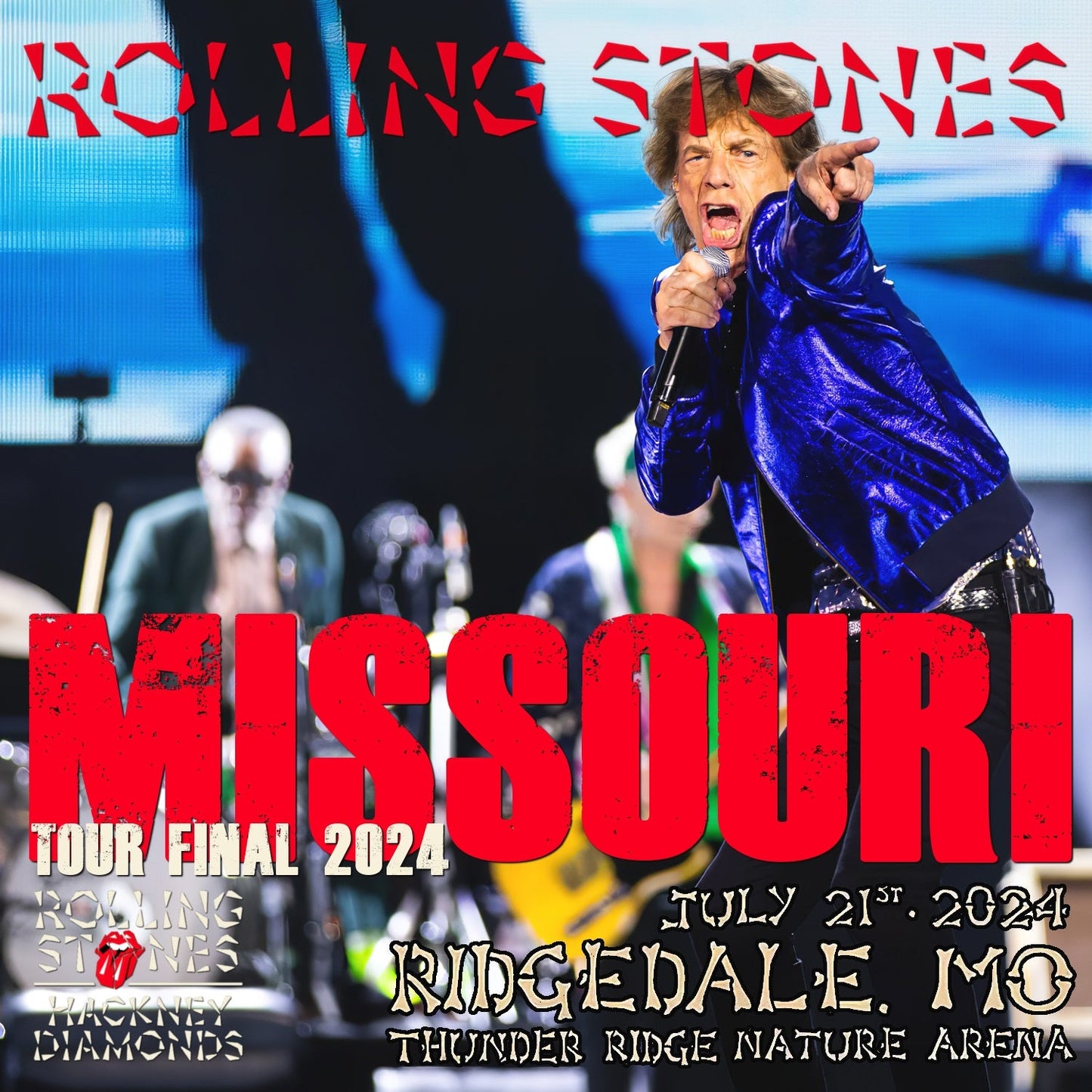 The Rolling Stones / Hackney Diamonds USTour 2024 Final (2CDR)