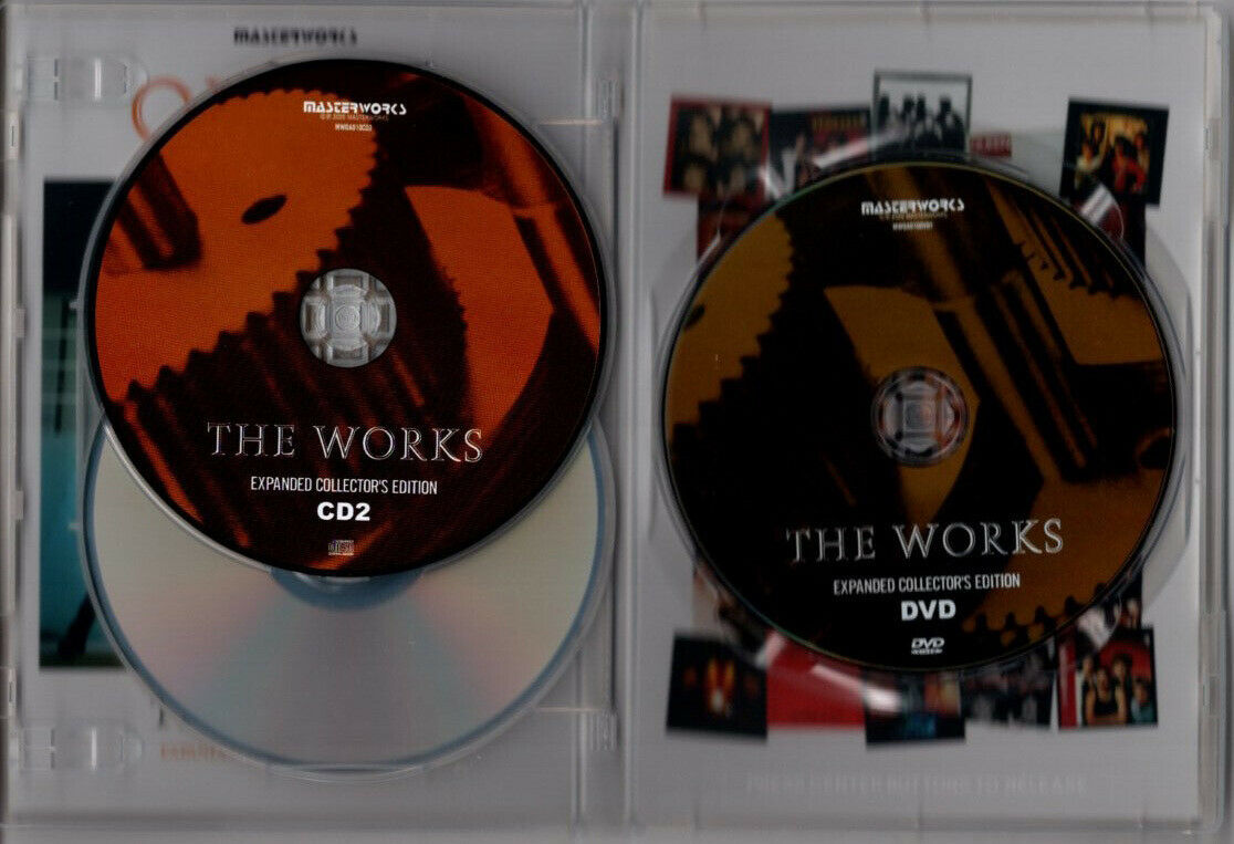 Queen The Works Expanded Collector's Edition 2 CD 1 DVD Tall Case Masterworks