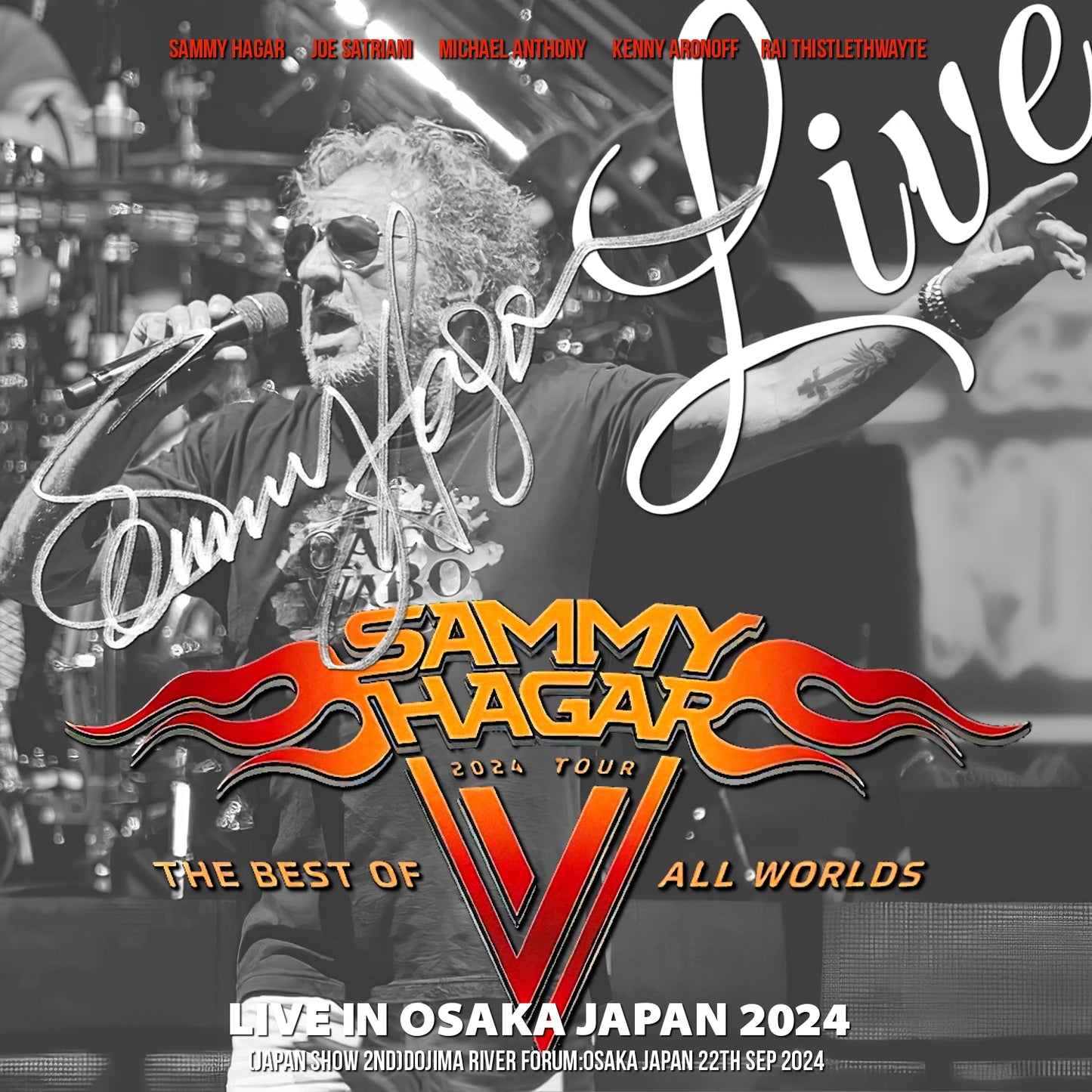 Sammy Hagar / The Best of All Japan Tour 2024 Hybrid Soundboard (2CDR)