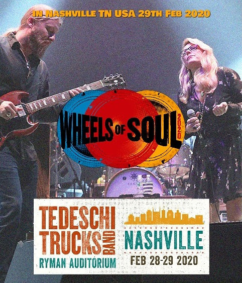 Tedeschi Trucks Band / USA Tour 2020 Ryman Auditorium (1BDR)