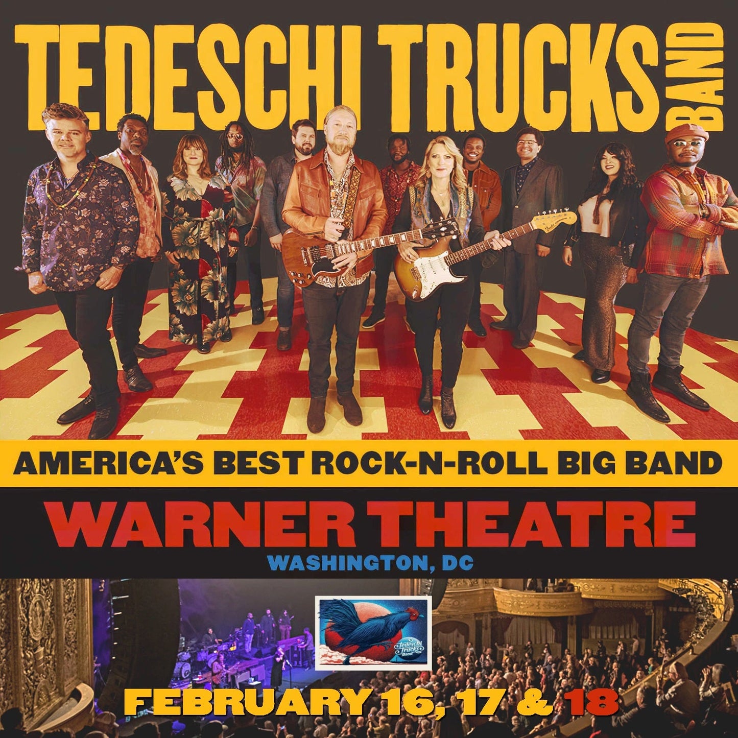 Tedeschi Trucks Band / US Tour 2023 Warner Theatre Washington DC (2CDR)