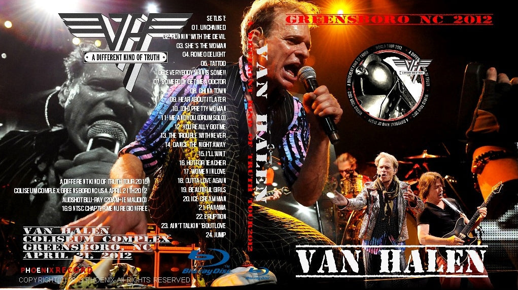Van Halen / Greensboro NC 2012 (1BDR)
