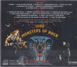 WHITESNAKE / MONSTERS OF ROCK 1990 (2CDR)