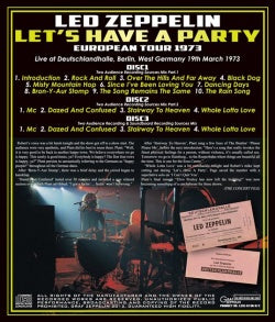 LED ZEPPELIN / LET'S HAVE A PARTY (3CD)