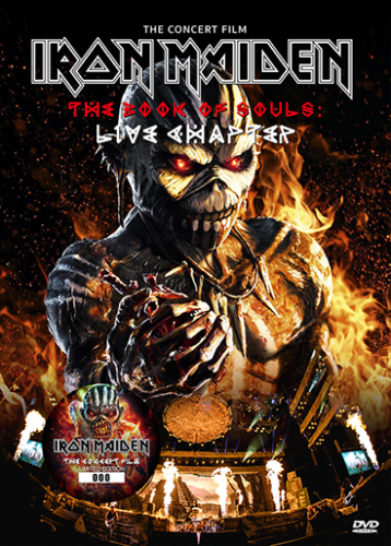 Iron Maiden The Book Of Souls The Concert Film DVD 1 Disc 16 Tracks Heavy Metal