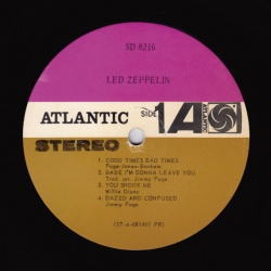 LED ZEPPELIN / LED ZEPPELIN US PURPLE/BROWN LABEL DIFFERENT MIX LP (1CD)
