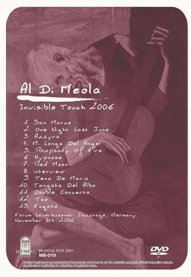 AL DI MEOLA / TOQUE INVISIBLE 2006 (1DVDR)