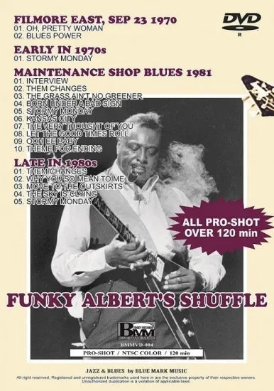 ALBERT KING / ¡EL SHOW DE FUNKY ALBERT! PRO SHOT PRO SHOT (1 DVDR)