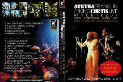 ARETHA FRANKLIN & KING CURTIS / Live At Montreux The Another Side Of Don't Fight The Feeling PRO SHOT (1DVDR)