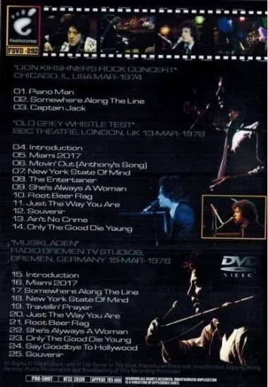 BILLY JOEL / EL PIANOMAN SE ENCUENTRA CON UN EXTRAÑO (1DVDR)