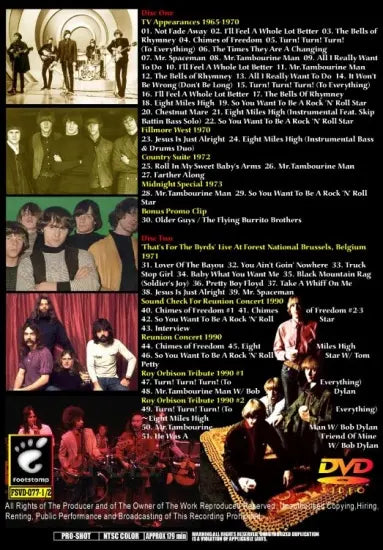 THE BYRDS / Chronicles 1965-1990 (2DVDR)