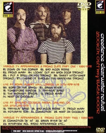 CCR / LOOKIN' OUT MY BACK DOOR PRO SHOT (1DVDR)