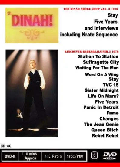 DAVID BOWIE / STATION TO STATION TOUR (1DVDR)