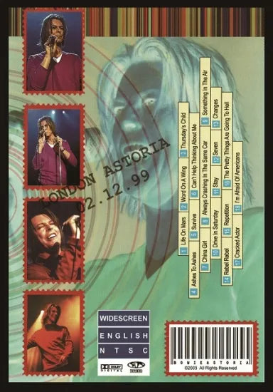DAVID BOWIE / THURSDAY'S CHILD EN DIRECTO EN LONDRES 1999 (1 DVDR)