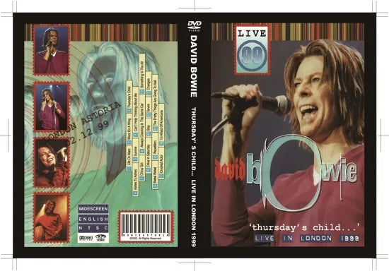 DAVID BOWIE / THURSDAY'S CHILD EN DIRECTO EN LONDRES 1999 (1 DVDR)