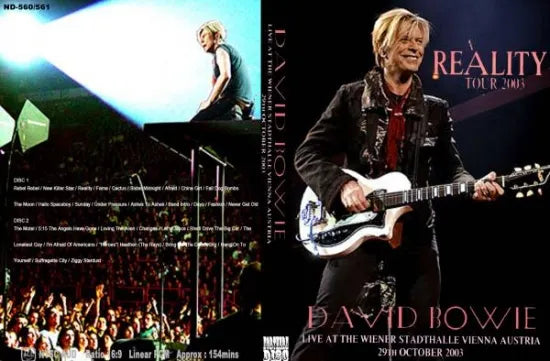 DAVID BOWIE / A Reality Tour 2003 Vienna (2DVDR)
