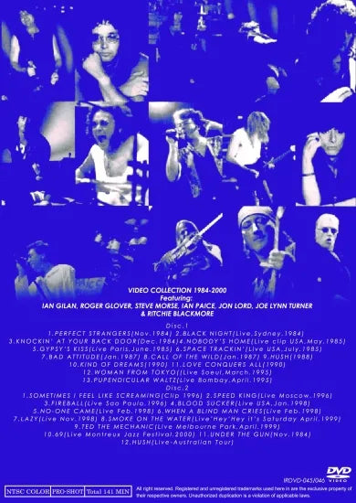 DEEP PURPLE / VIVO Y RARO (1 DVDR)