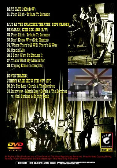 DELANEY & BONNIE AND FRIENDS / ON THE ROAD WITH EC 1969 (1DVDR)