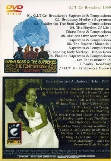 DIANA ROSS & THE SUPREMES / Get It Together (1DVDR)