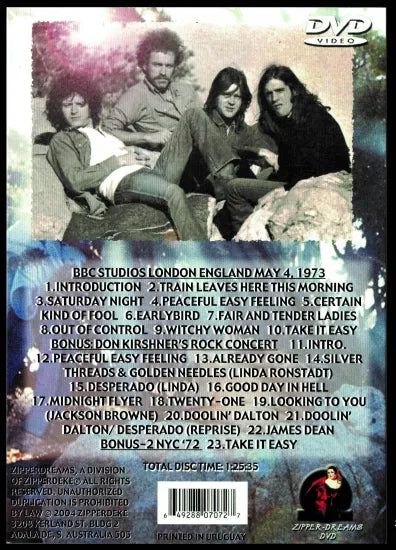 EAGLES / BBC (1DVDR)