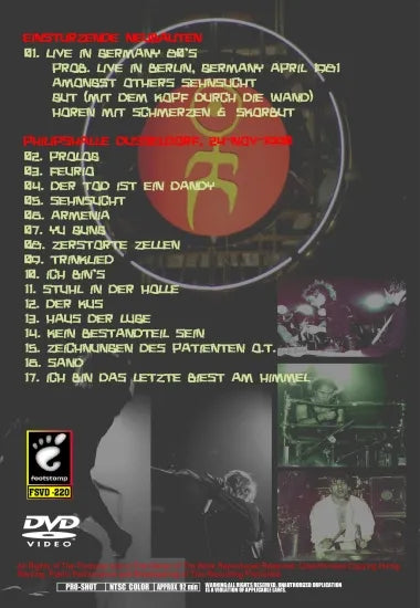 EINSTURZENDE NEUBAUTEN / LIVE (1DVDR)