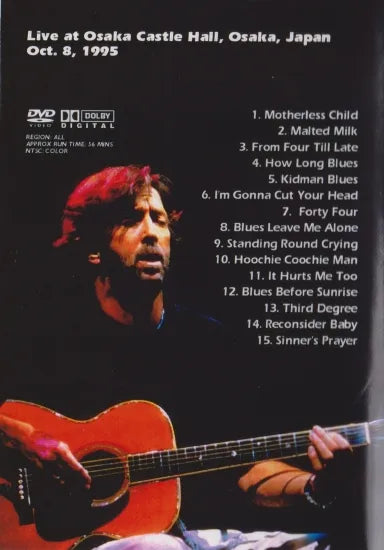 ERIC CLAPTON / LIVE IN OSAKA 1995 (1DVD)
