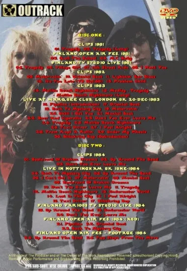 HANOI ROCKS / BEAUTIFUL TRAGEDY (2DVDR)