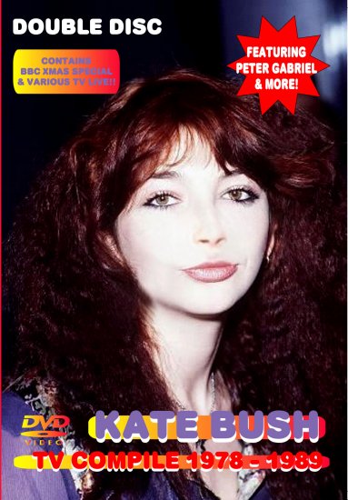 Kate Bush Feat.Peter Gabriel & David Gilmour / TV COMPILE 1978-1989 (2DVDR)