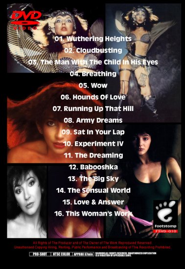 KATE BUSH / SONG BOOK (1DVDR)