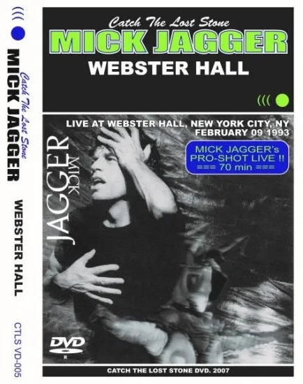 MICK JAGGER / WEBSTER HALL (1DVDR)