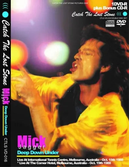 MICK JAGGER / DEEP DOWN UNDER (1DVDR+1CDR)