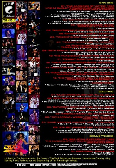 PRINCE / VIDEO MUSICOLOGY 1993-2006 (2DVDR)