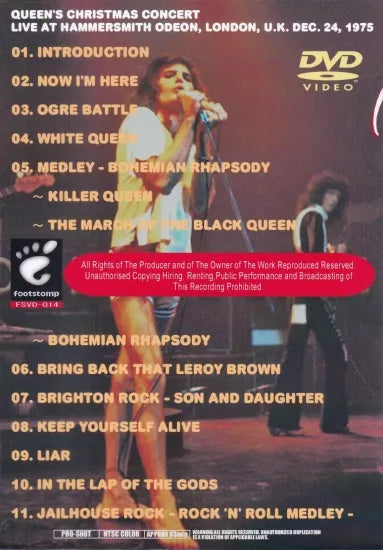 QUEEN / CHRISTMAS CONCERT (2DVDR)