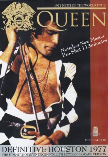 QUEEN / DEFINITIVE HOUSTON 1977 (1DVDR)