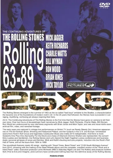 THE ROLLING STONES / 25×5 ROLLING 63-89 (1DVDR)
