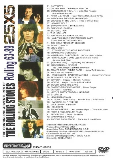 THE ROLLING STONES / 25×5 ROLLING 63-89 (1DVDR)