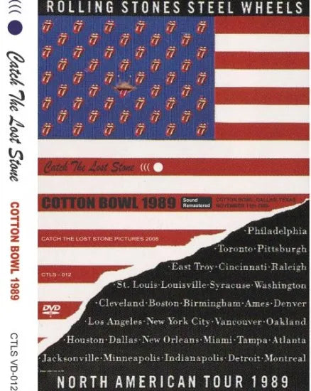THE ROLLING STONES / COTTON BOWL 1989 (1DVDR)