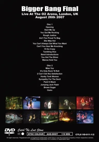 THE ROLLING STONES / BIGGER BANG FINAL (2DVDR)
