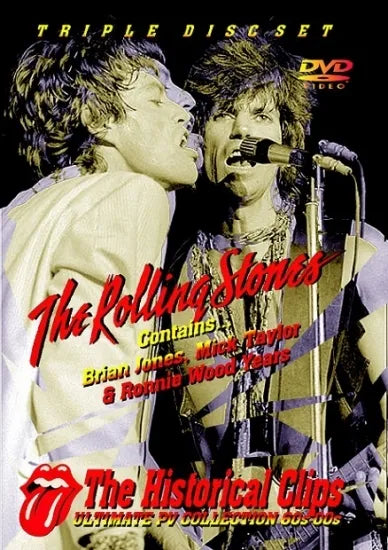 THE ROLLING STONES / THE HISTORICAL CLIPS (3DVDR)