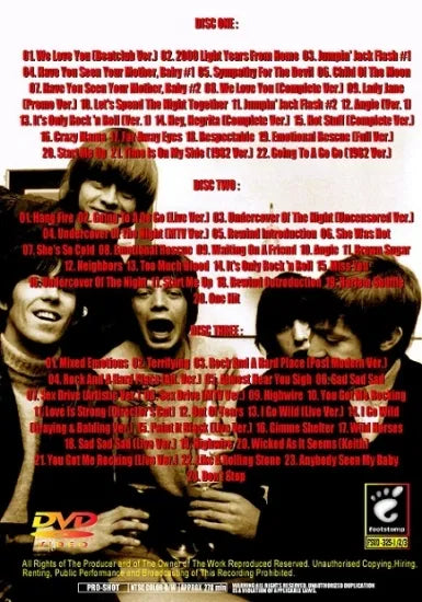 THE ROLLING STONES / THE HISTORICAL CLIPS (3DVDR)