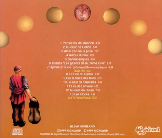 ANGE / EGO EST AU VERMEIL… (1CD)