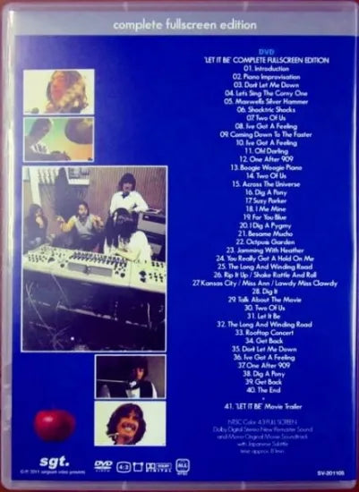 THE BEATLES / LET IT BE fullscreen edition (1DVD)