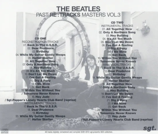 THE BEATLES / PAST RE:TRACKS MASTERS VOL.3 (2CD)