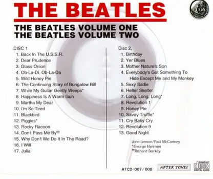THE BEATLES / THE BEATLES VOLUME ONE & TWO (2CD)
