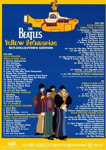 THE BEATLES / YELLOW SUBMARINE SGT.COLLECTOR'S EDITION (2DVD+1CD)