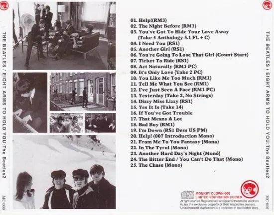 THE BEATLES / EIGHT ARMS TO HOLD YOU (1CD)