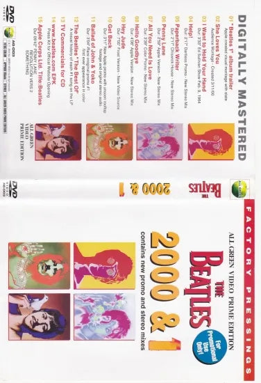 THE BEATLES / 2000&1  (1DVD)