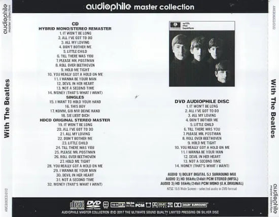 THE BEATLES / WITH THE BEATLES (AUDIOPHILE) (1CD+1DVD)