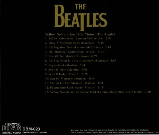 THE BEATLES / YELLOW SUBMARINE (MONO)DBM-023 (1CD)